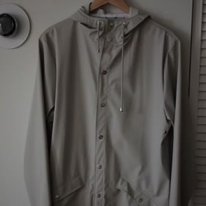 RAINS Rain Jacket in Stone
